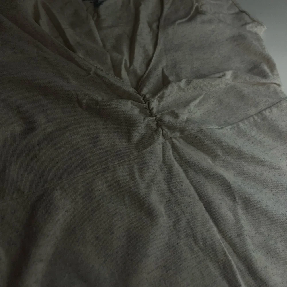 Brandy Melville Cream V-Neck Blouse - Picture 3 of 3